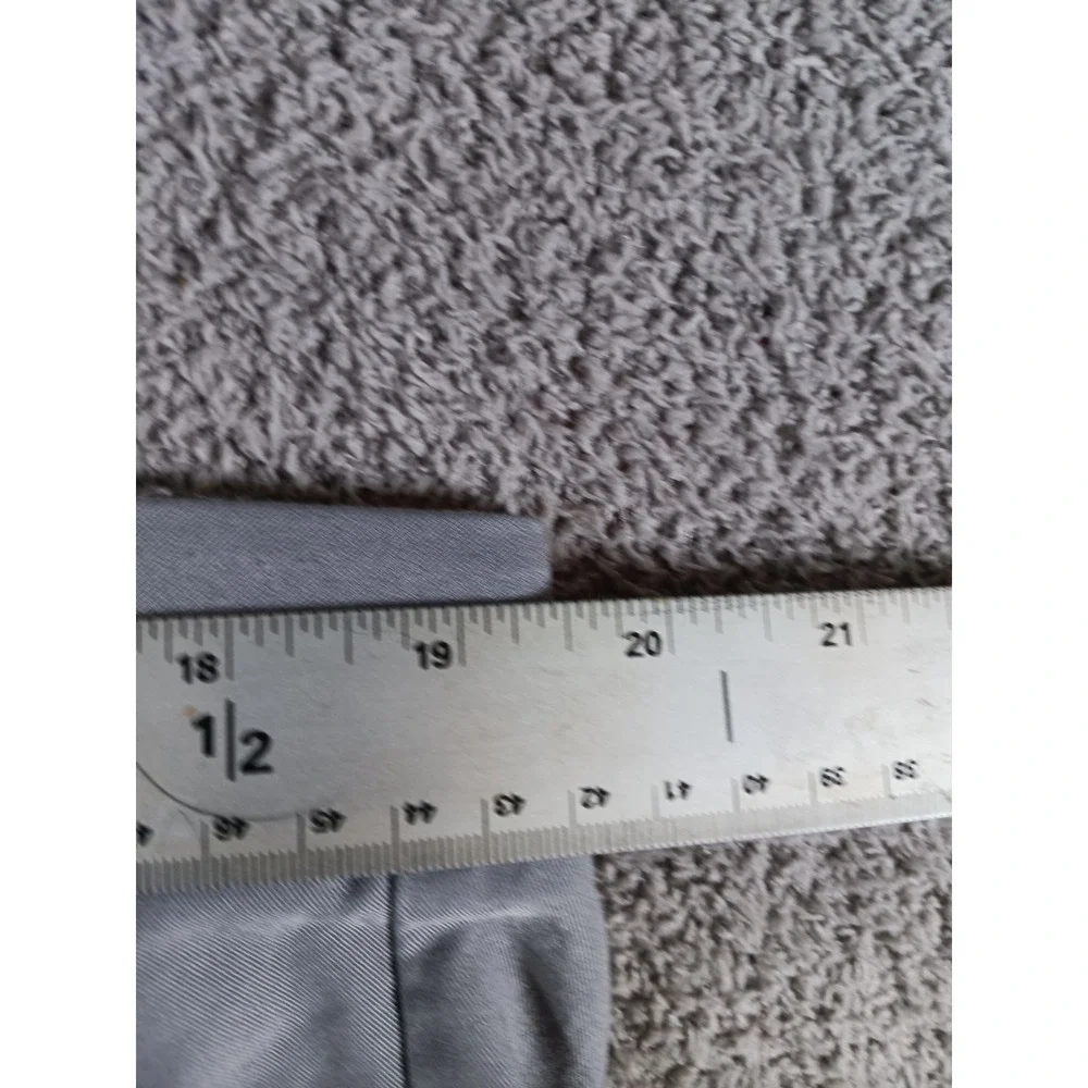 Adidas Golf Pants Mens 40x34 Gray Stretch Performance Flat Front Lightweight